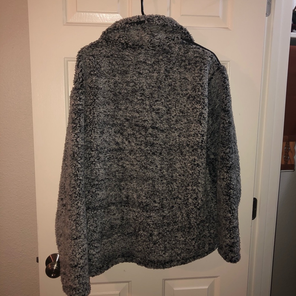 Sherpa jacket/ thin red line heart - Picture 2 of 3